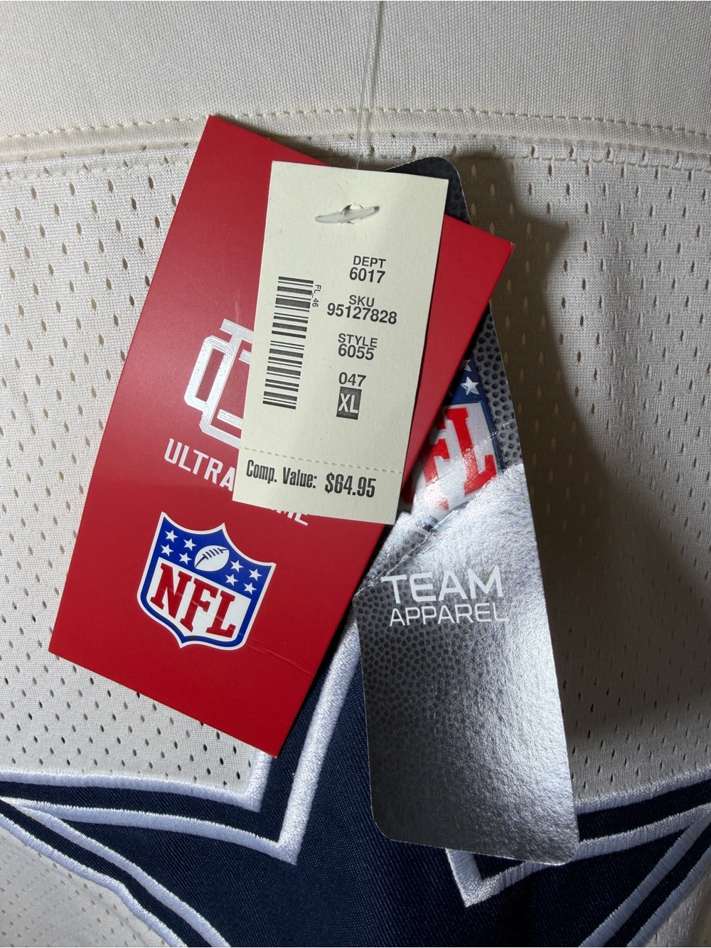 Dallas Cowboys Mesh Jersey Shirt NWT XL - Picture 6 of 7